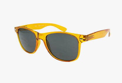 yellow Classic Flex Hinge Rectangular Color Wholesale Sunglasses