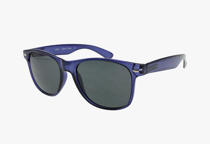 blue Classic Flex Hinge Rectangular Color Wholesale Sunglasses