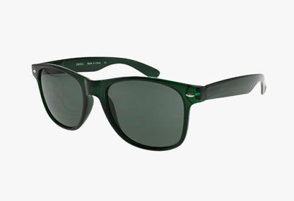 green Classic Flex Hinge Rectangular Color Lens Wholesale Sunglasses