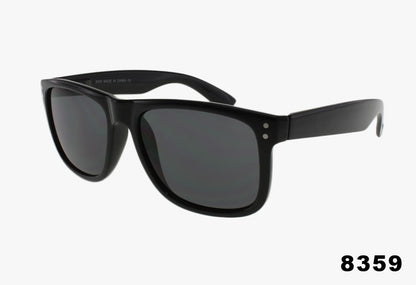 8359 - Wholesale Square Fashion Flex Temple Sunglasses
