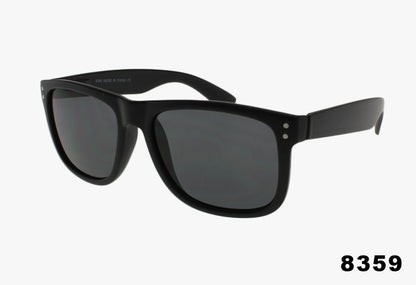 8359 - Wholesale Square Fashion Flex Temple Sunglasses