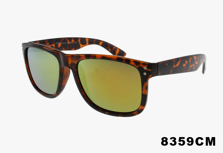 8359CM - Wholesale Square Fashion Flex Temple Sunglasses