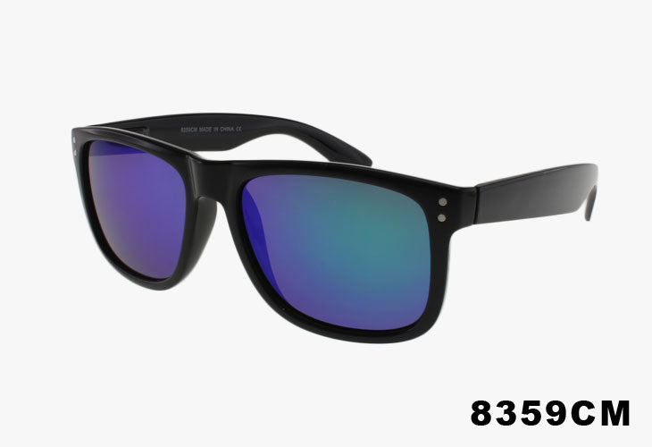 8359CM - Wholesale Square Fashion Flex Temple Sunglasses