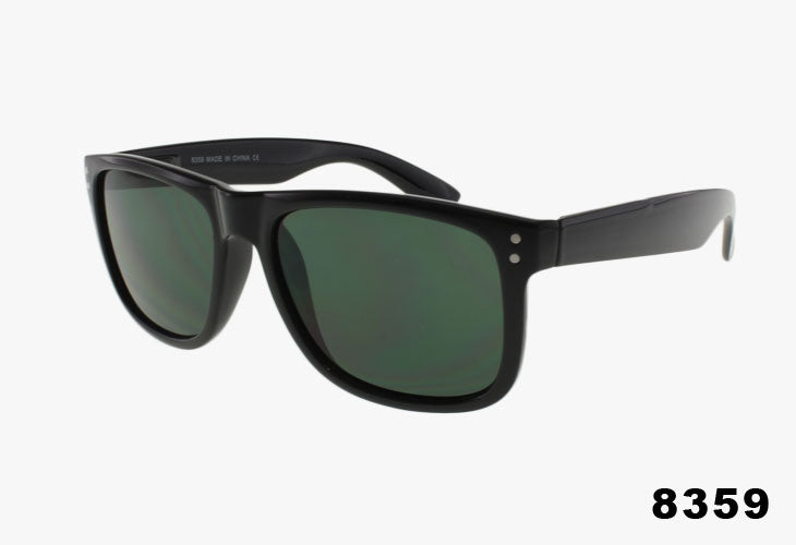 8359 - Wholesale Square Fashion Flex Temple Sunglasses