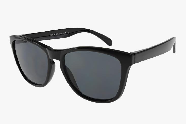 matte black Wholesale Fashion Square Sport Sunglasses