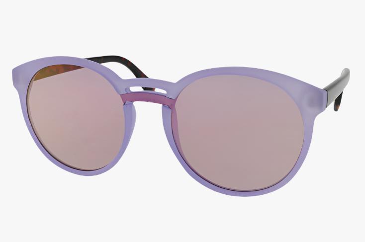 purple Wholesale Round Single Piece Lens Sunglasses