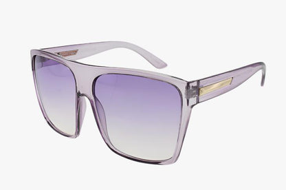 purple Large Wholesale Square Frame Fashion Color Sunglasses