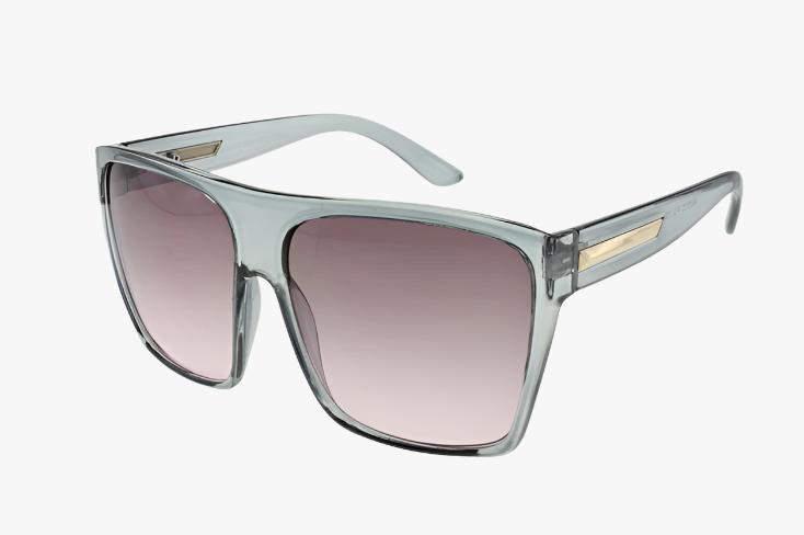 grey Large Wholesale Square Frame Fashion Color Sunglasses