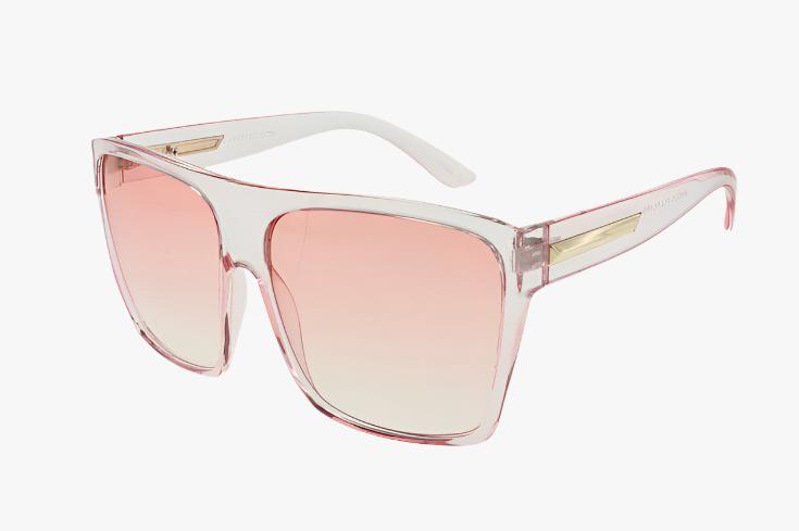 pink Large Wholesale Square Frame Fashion Color Sunglasses