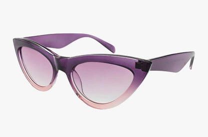 purple Wholesale Classic Fashion Cat Eye Ombre Sunglasses