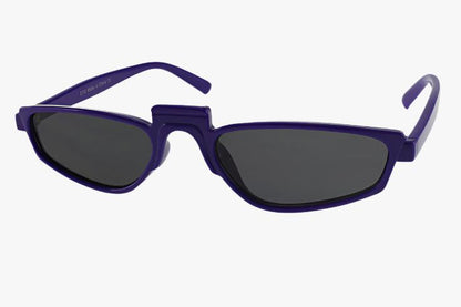 purple Wholesale Slim Skinny Rectangular Sunglasses