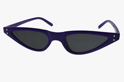 purple Wholesale Slim Thin Frame Cat Eye Sunglasses