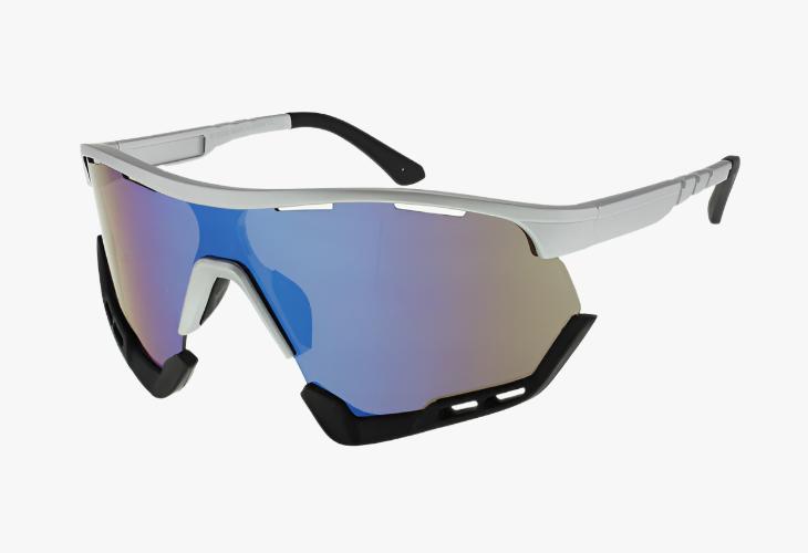 white Wholesale One Piece Lens Sport Shield Sunglasses