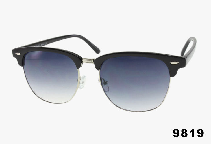 black Wholesale Large Classic Square SOHO Sunglasses