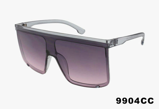 grey Fashion Shield Style Color Wholesale Sunglasses