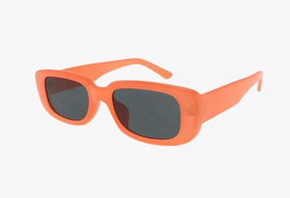 orange Wholesale Fashion Extended Lens Square Sunglasses