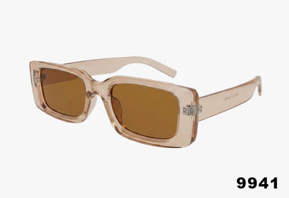 9941 - Wholesale Medium Slim Rectangular Sunglasses