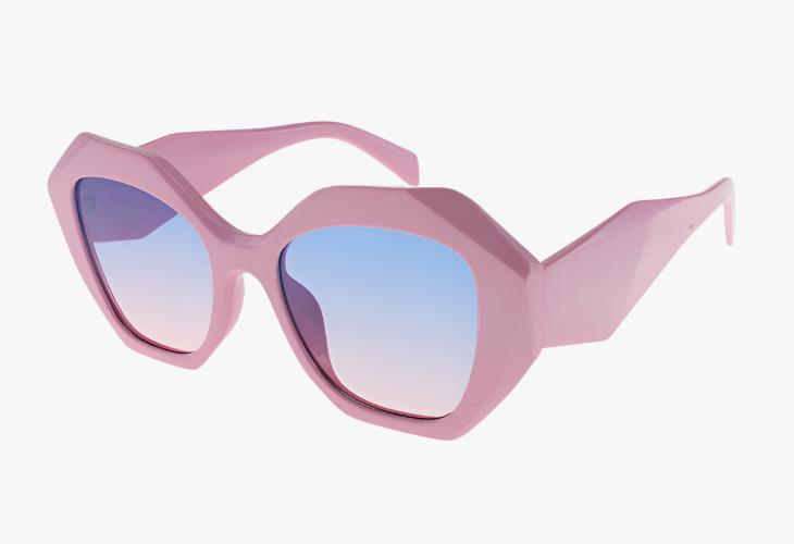 pink Wholesale Fashion Angular Geometric Sunglasses