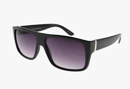 black gradient Classic Flat Top Rectangle Wholesale Sunglasses