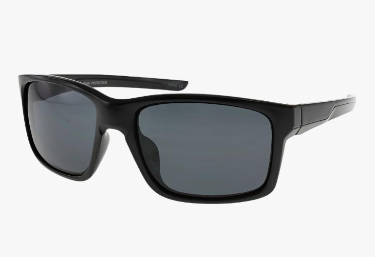 black Wholesale Sports Style Classic Curved Sunglasses