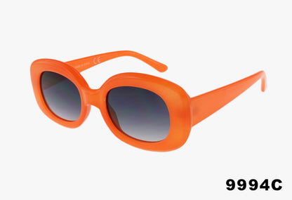 orange Wholesale Medium Rounded Square Framed Sunglasses