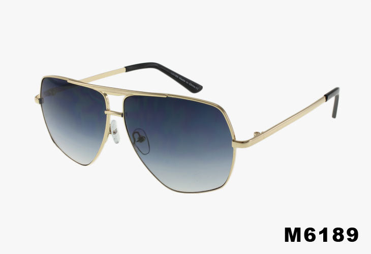 gold smoke Wholesale Fashion Metal Aviator Pilot Sunglasses