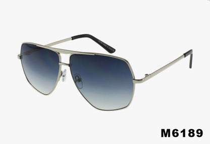 silver smoke Wholesale Fashion Metal Aviator Pilot Sunglasses