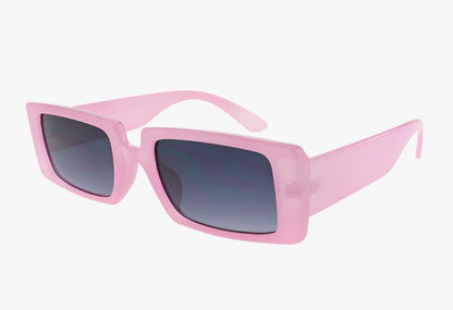 pink Fashion Wholesale Medium Square Shaped Sunglasses