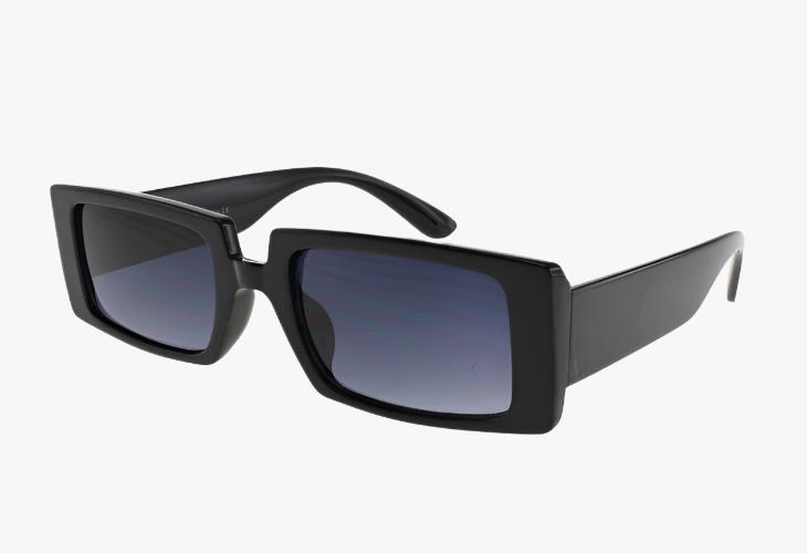 black Fashion Wholesale Medium Square Shaped Sunglasses