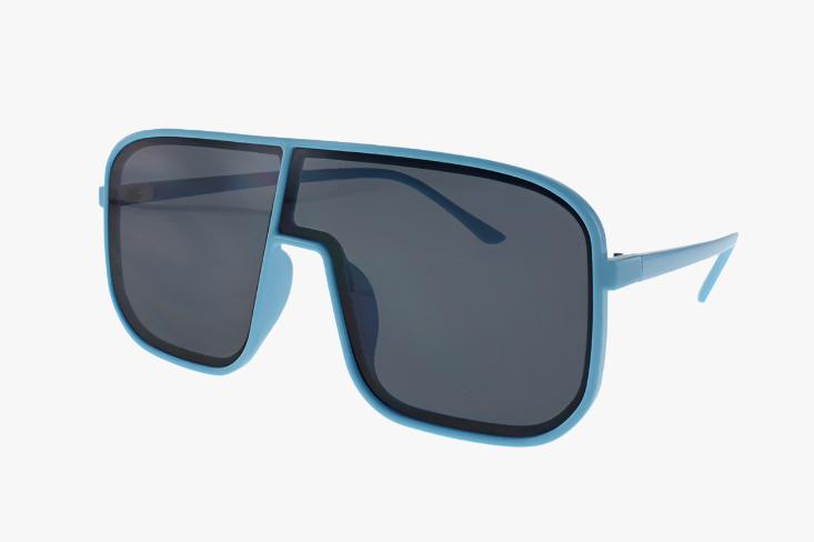 blue Wholesale Square Offset Aviator Style Sunglasses