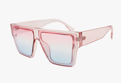 pink Fashion Wholesale Flat Top Square Sunglasses