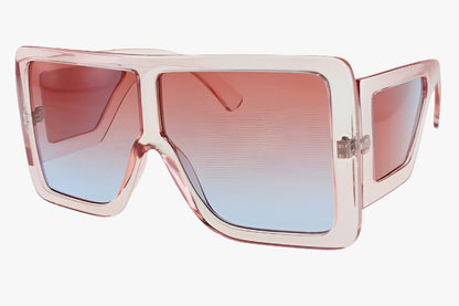 pink Oversized Square Color Lens Wholesale Sunglasses