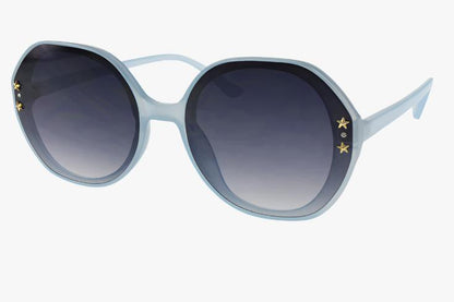 white Wholesale Fashion Round Star Rivet Sunglasses