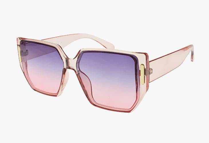 pink Wholesale Fashion Large Square Frame Sunglasses