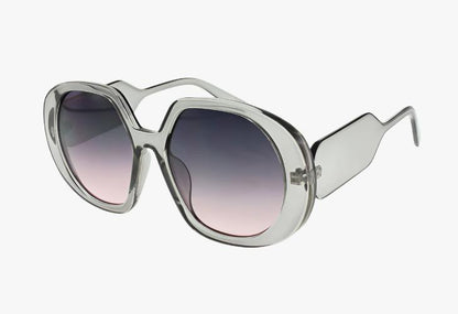 clear Wholesale Fashion Half Round Sunglasses