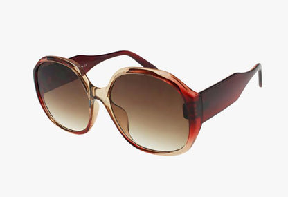 tortoise Classic Fashion Oval Ombre Style Sunglasses