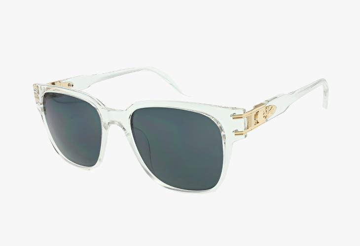 white Fashion Lux Square Frame Metal Detail Wholesale Sunglasses