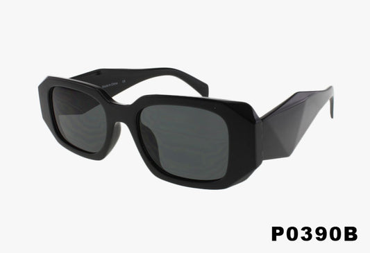 P0390B - Wholesale Fashion Geometric Sunglasses