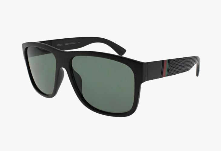 green Wholesale Classic Square Full Frame Sunglasses