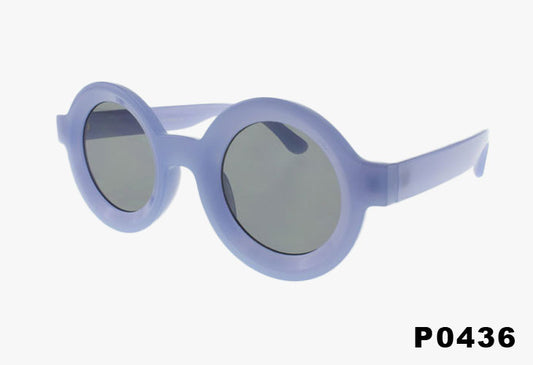 purple Medium Fashion Thick Round Wholesale Sunglasses