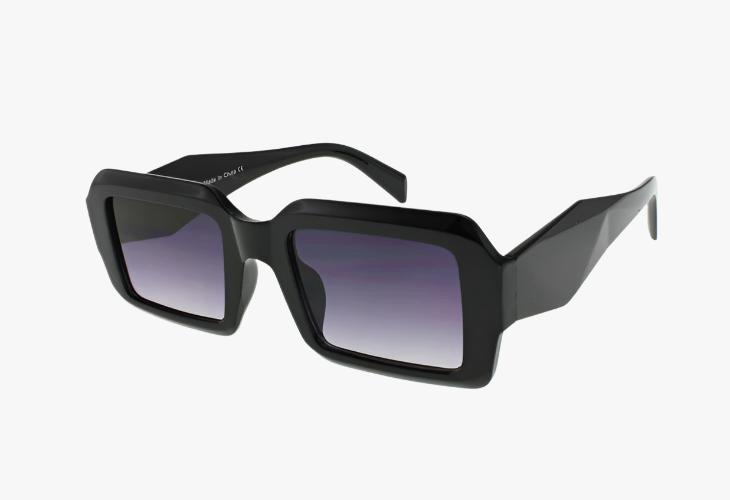 black gradient Wholesale Fashion Square Geometric Sunglasses