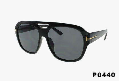 black Wholesale Large Aviator Pilot Style Sunglasses