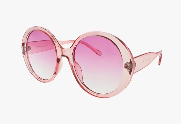 pink Fashion Oversized Round Wholesale Sunglasses