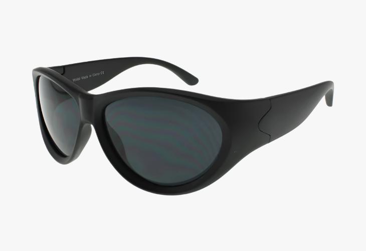 black Wholesale Designer Inspired Large Fashion Sport Sunglasses