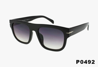 black gradient Wholesale Fashion Square Framed Sunglasses