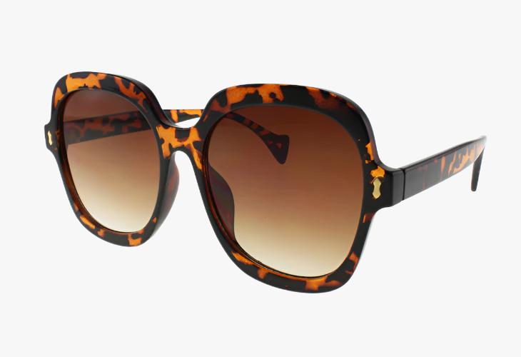 tortoise shell frame Large Oversized Square Frame Wholesale Sunglasses