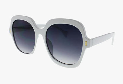 white Large Oversized Square Frame Wholesale Sunglasses