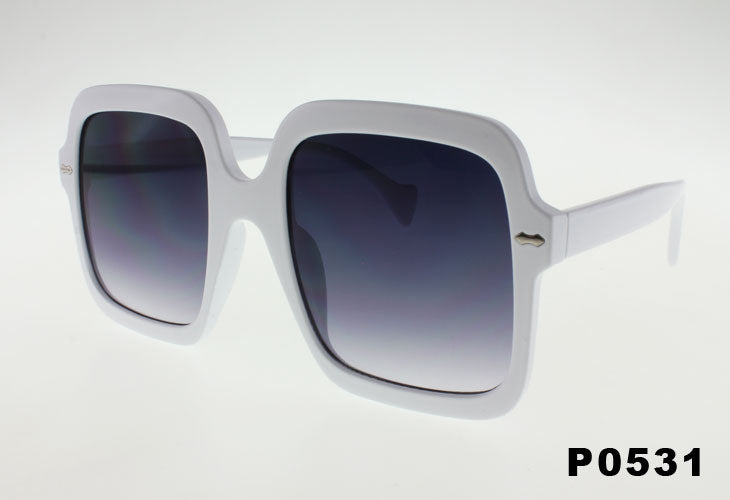 white Wholesale Fashion Oversized Square Sunglasses