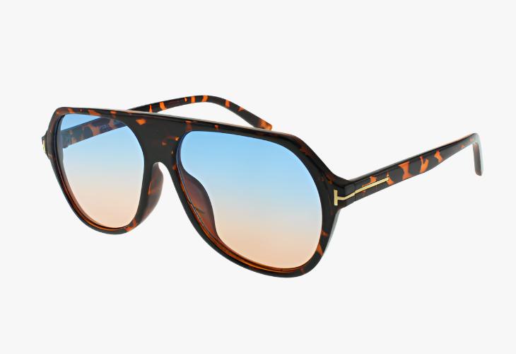 tortoise shell ombre Fashion Aviator Style Pilot Wholesale Sunglasses