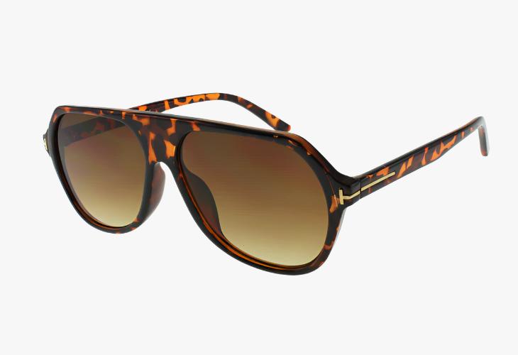 tortoise shell Fashion Aviator Style Pilot Wholesale Sunglasses